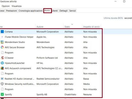 Come levare programmi all’avvio di Windows