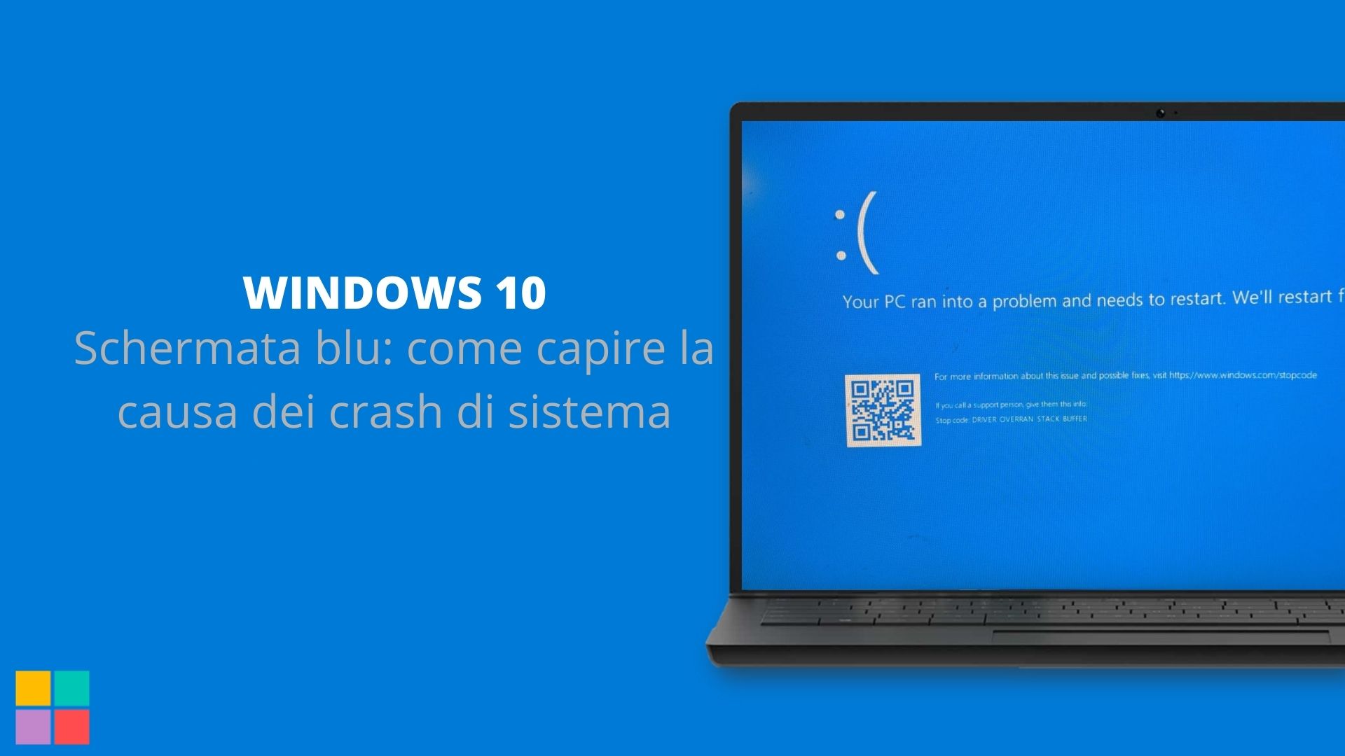 Riconoscere errori e crash di Windows