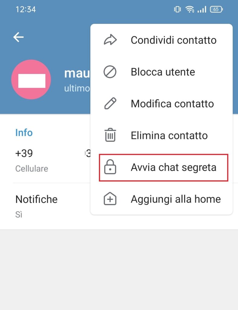 Funzioni nascoste su Telegram